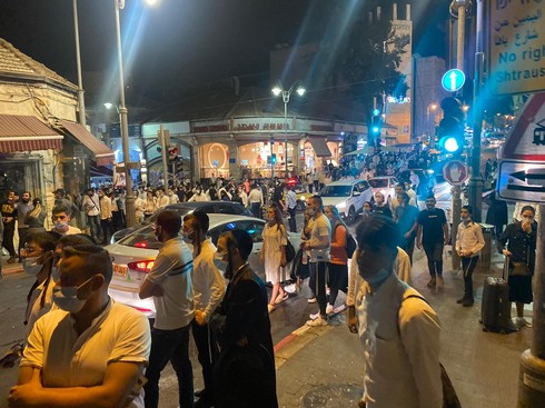 מחאת חסידי ברסלב במרכז העיר