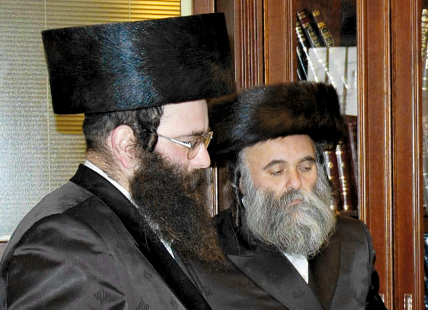 הרב יוסף שיף ובנו מנשה יצחק מאיר ז"ל