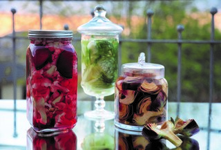 כבישת לבבות ארטישוק טרי