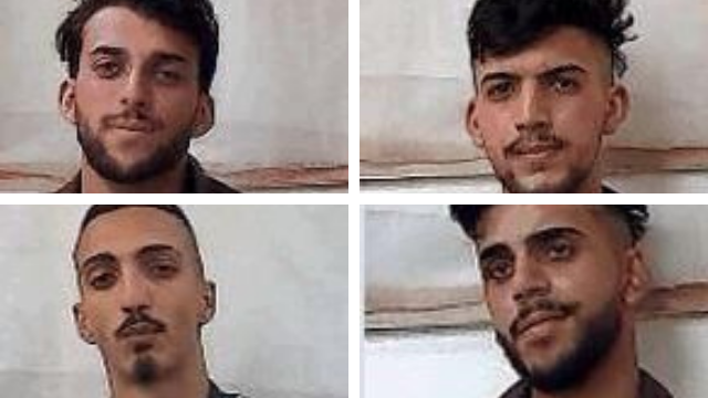 חלק מהחשודים שנעצרו