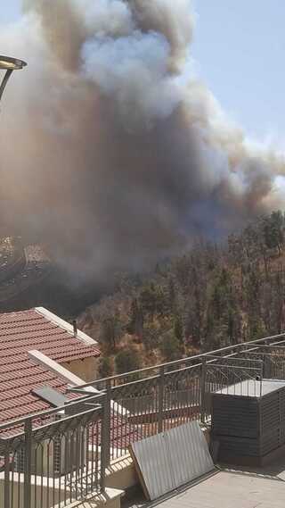 השריפה סמוך למבשרת