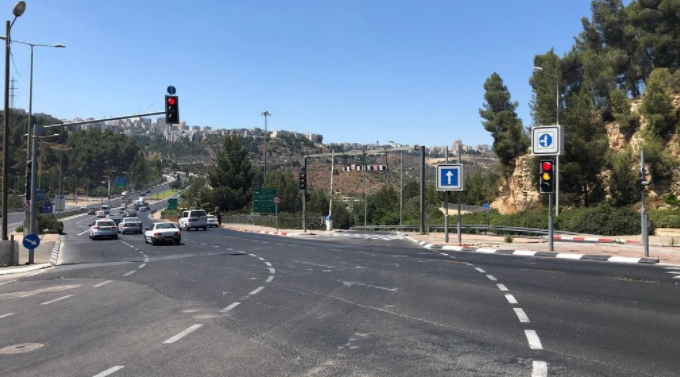 צומת גולדה מאיר-יגאל ידין בירושלים
