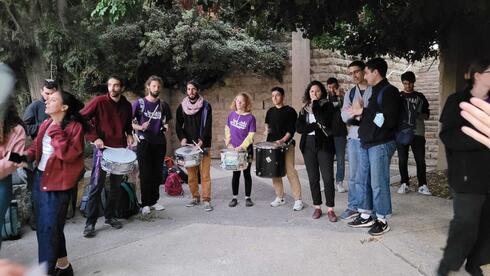 מחאת הסטודנטים בקמפוס הר הצופים