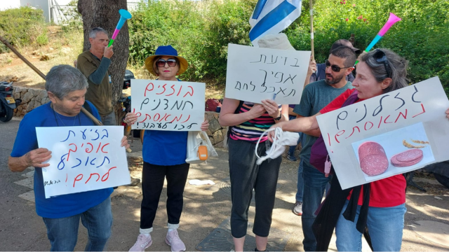 המחאה מול הכנסת