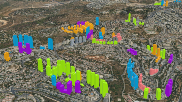 שכבת המגדלים שהוסרה מה-GIS של עיריית ירושלים