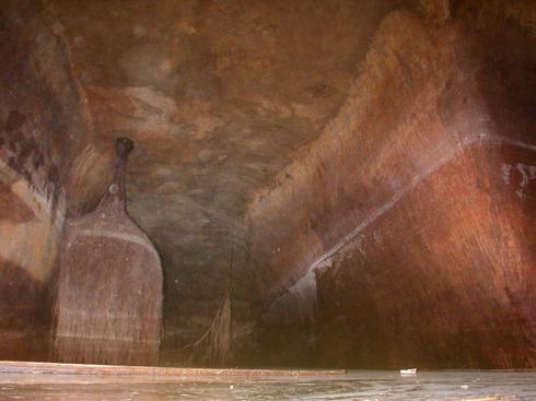 המערה במושבה הגרמנית. צילום: עופר כהן, באדיבות רשות העתיקות