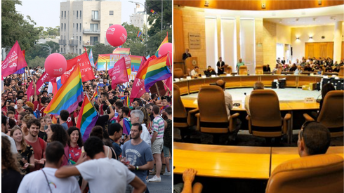 מועצת עיריית י-ם ומצעד הגאווה בשנה שעברה (צילומים: צילומים: שלומי כהן, יואב דודקביץ)
