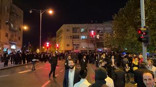 ההפגנה בכיכר הדויקה (צילום: לירן תמרי)